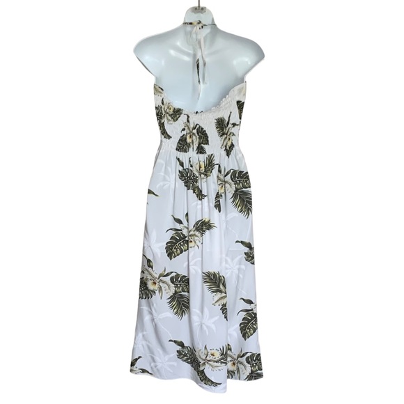 TROPICAL-GROUP  Halter neck Hawaiian Dress Size M - Picture 3 of 6